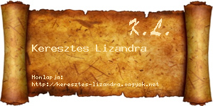 Keresztes Lizandra névjegykártya